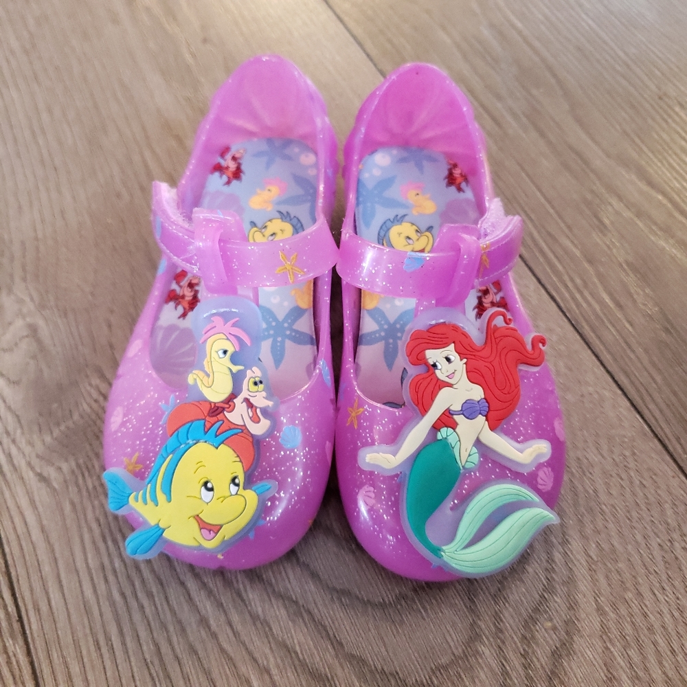 Disney Princess-The Little Mermaid, Jelly Mary Janes. size 7